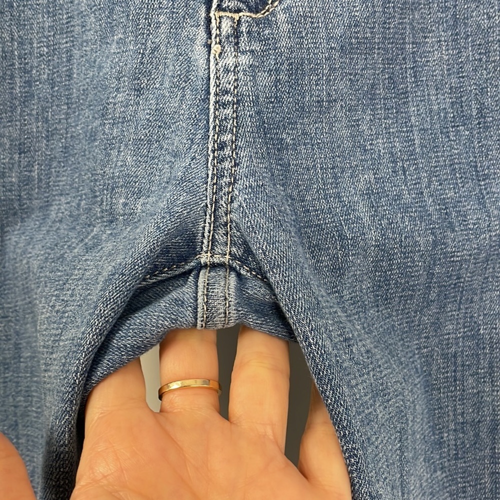 Joe's Jeans Mid Rise Skinny Jean Women's 27 Frayed Ankle Cropped Cotton Stretch - Picture 9 of 14